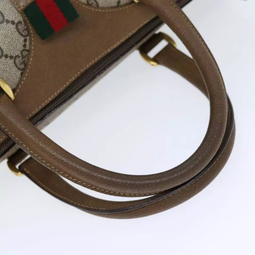 GUCCI GG Supreme Web Sherry Line Boston Bag - Picture 16 of 16